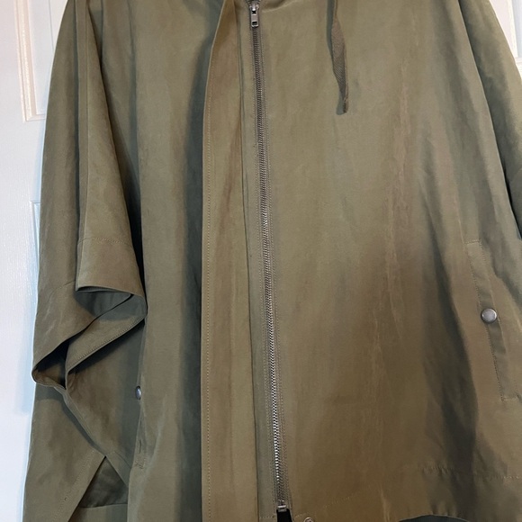 Jack by BB Dakota Forest Green Jacket / Poncho Style // Size Small - Picture 3 of 4